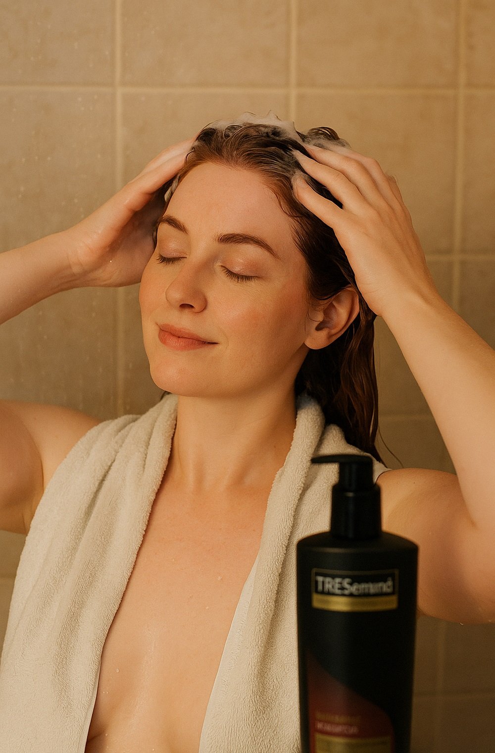 Is Tresemmé Shampoo Good for Colored Hair? A Real Review for Treated Hair 1 Washing Colored Hair with Tresemmé Shampoo