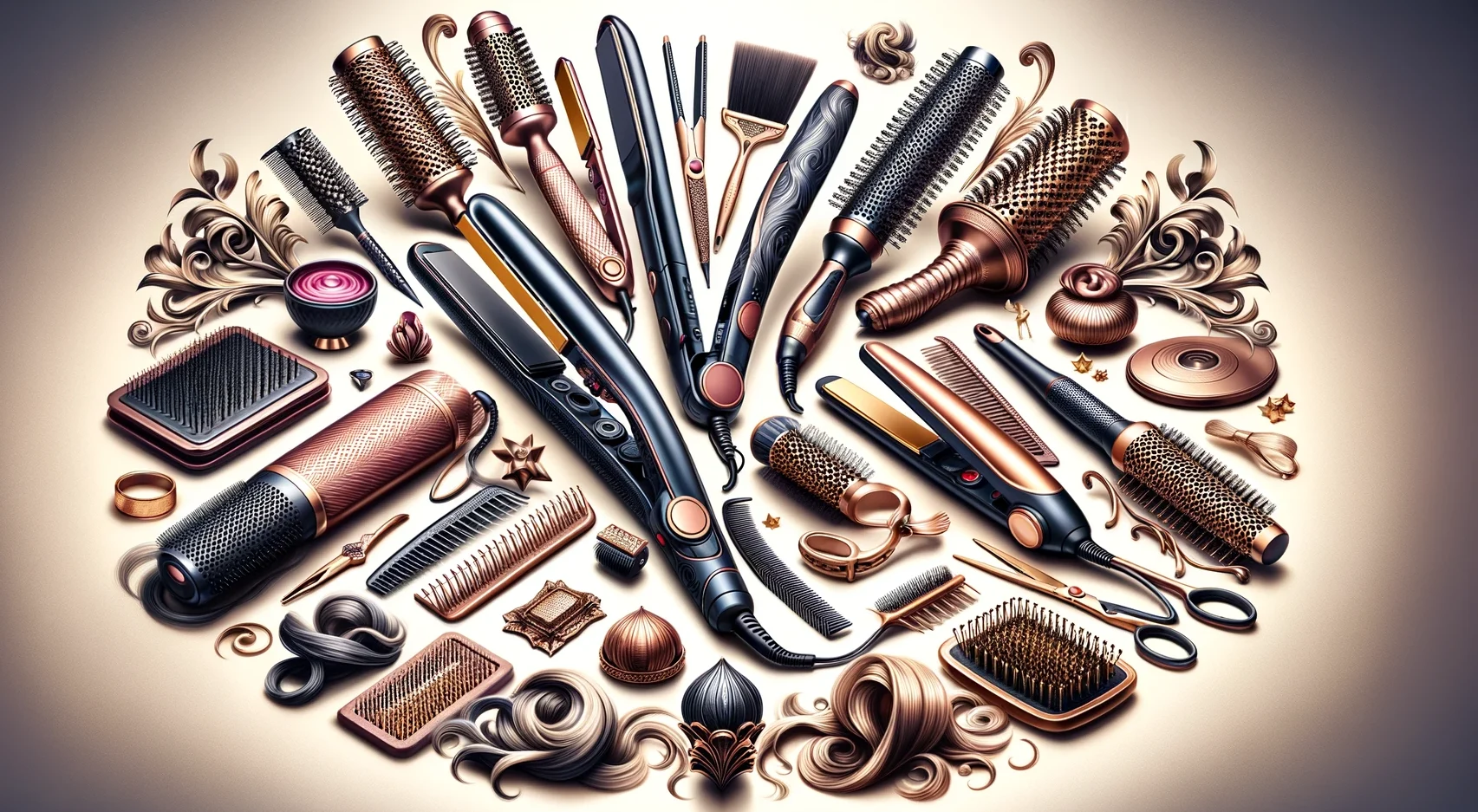 How do you style your hair with hair accessories?