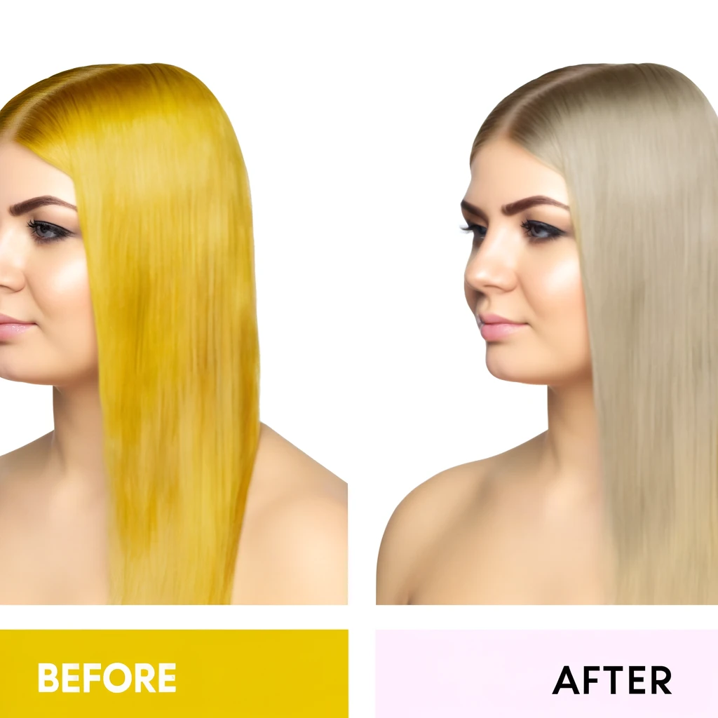 Is Monat Shampoo Good For Color Treated Hair? Insights & Benefits 2 monat purple shampoo before and after