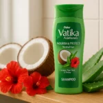 Dabur Vatika Shampoo Bottle with Natural Ingredients