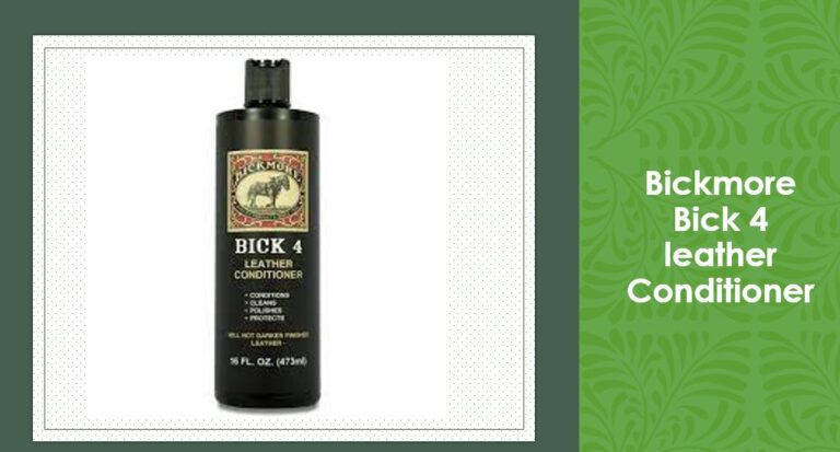 bickmore bick 4 leather conditioner review