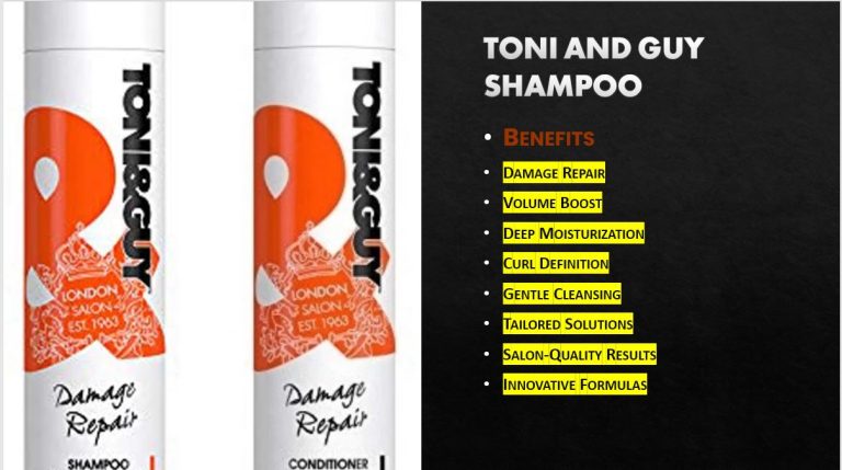 is toni and guy shampoo good for your hair