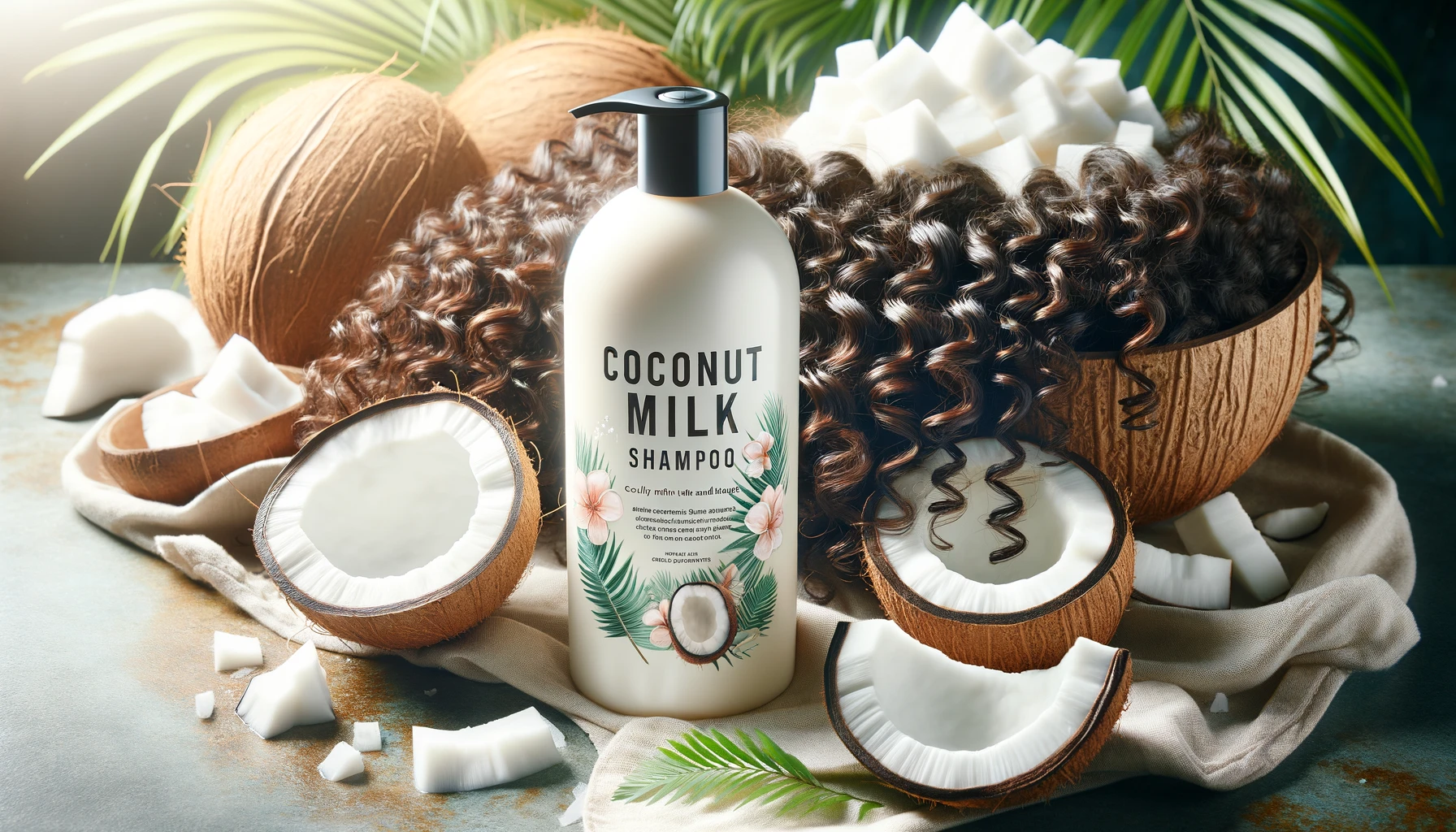 Essence of coconut milk shampoo