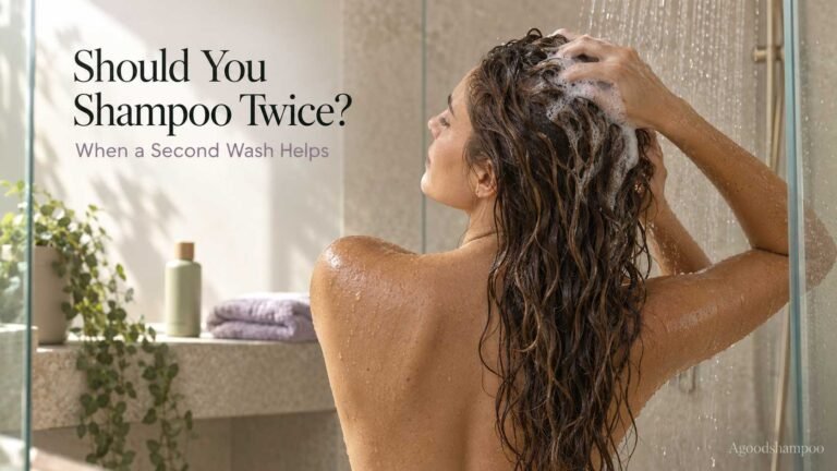 should you shampoo twice in one shower