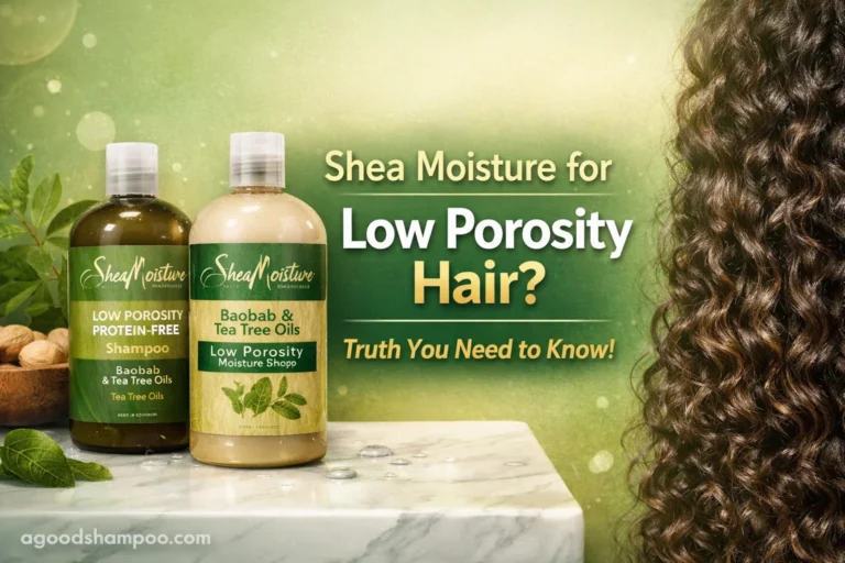 Shea Moisture shampoo green thumbnail for low porosity hair