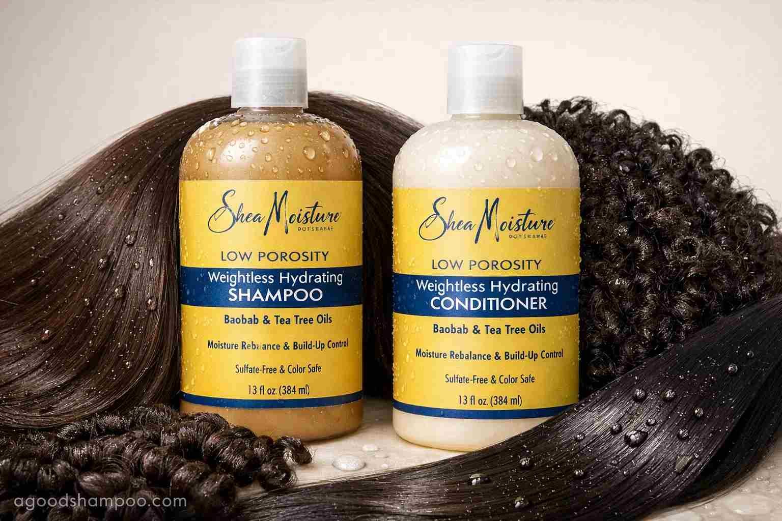 Best Shea Moisture shampoo for low porosity hair